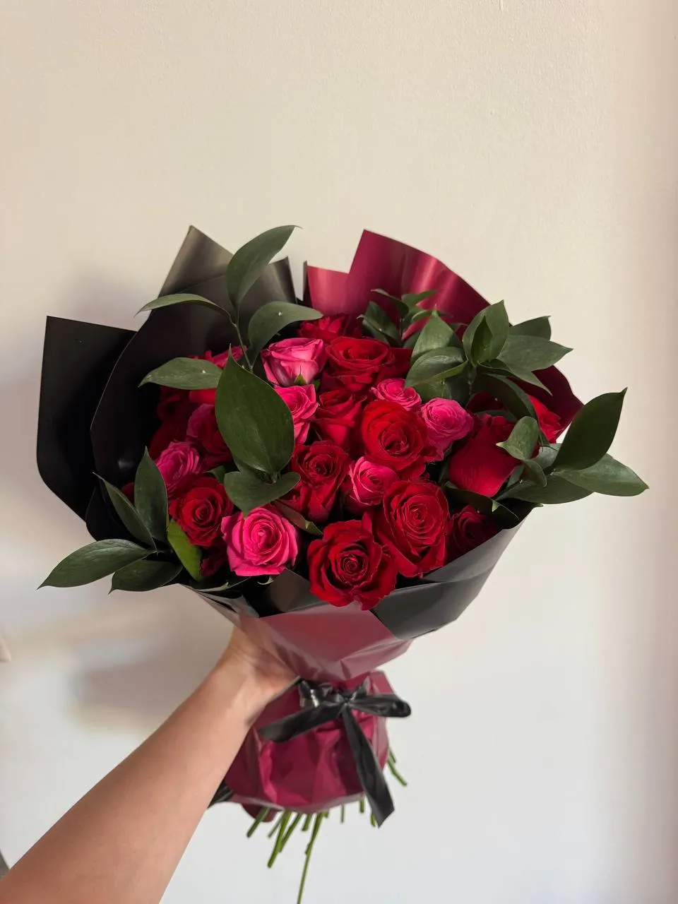 Velvet Midnight Rose Bouquet